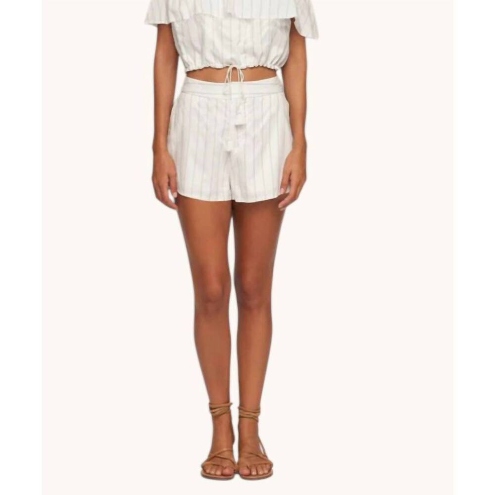 NEW THE JETSET DIARIES anika shorts in ivory